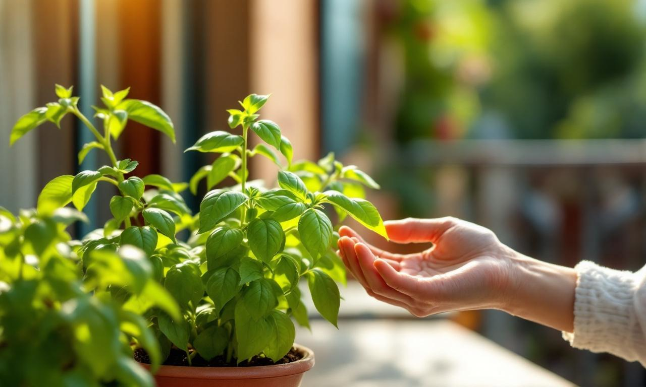 Come avere basilico rigoglioso tutto l’anno sul balcone