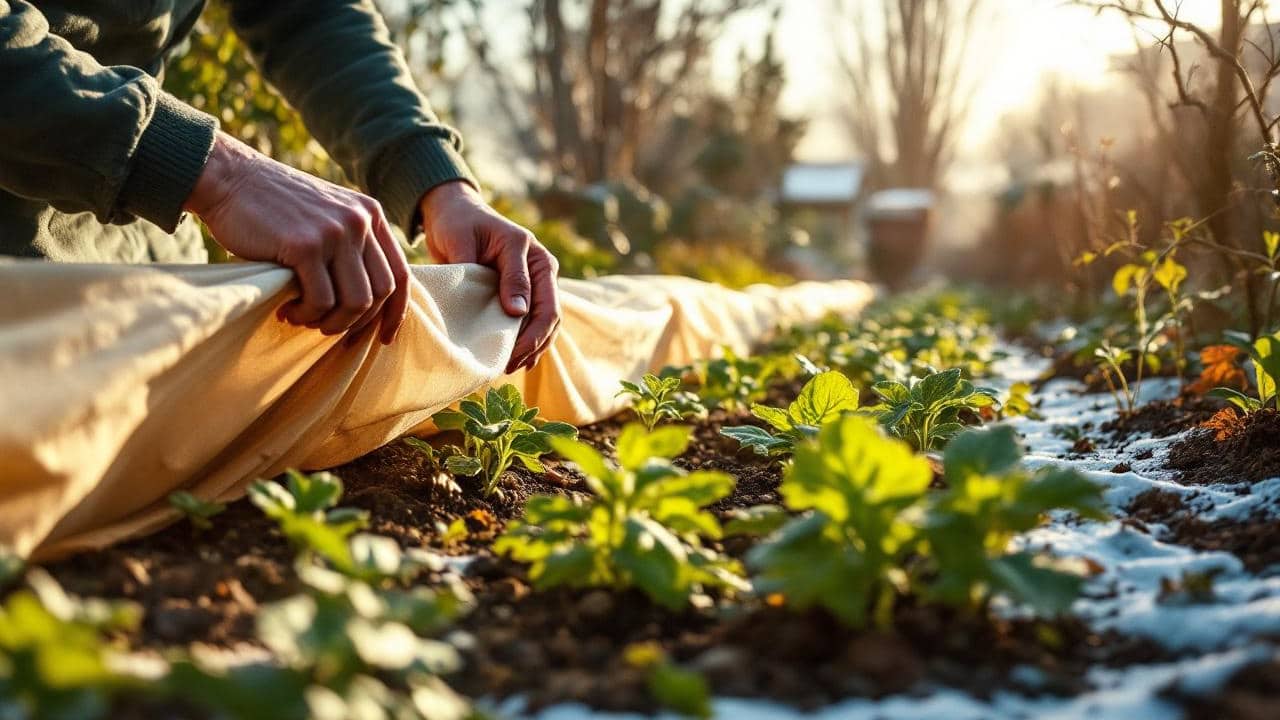 Come proteggere l’orto dal gelo senza spendere una fortuna