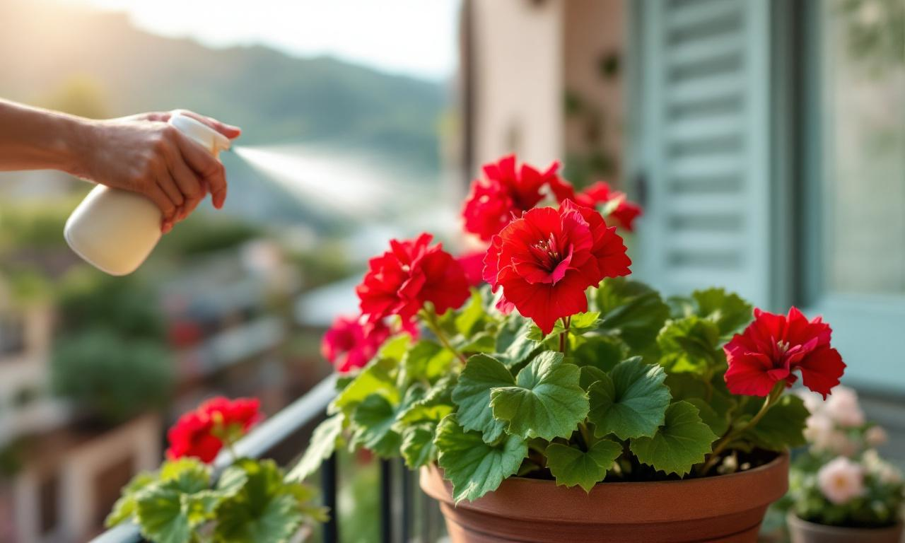 Il metodo naturale per eliminare i parassiti dai gerani