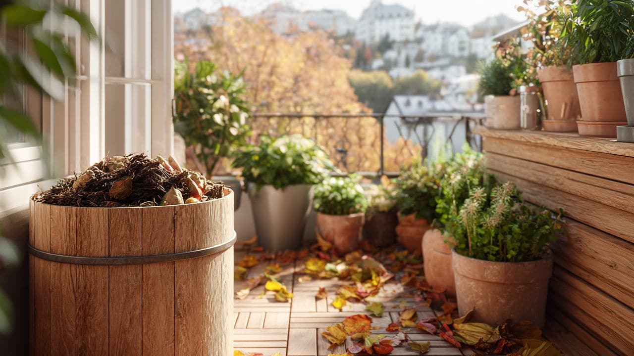 Come fare il compost sul balcone senza cattivi odori